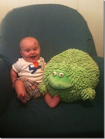 Landon and His Froggy