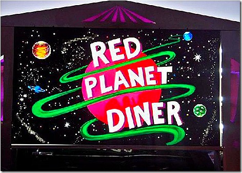 Red Planet Sign