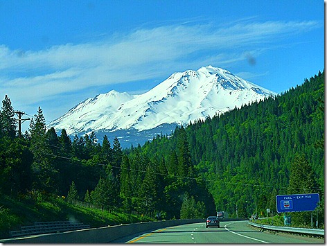 Mt Shasta from 15 Miles