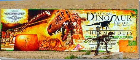 Wyoming Dinosaur Center Sign