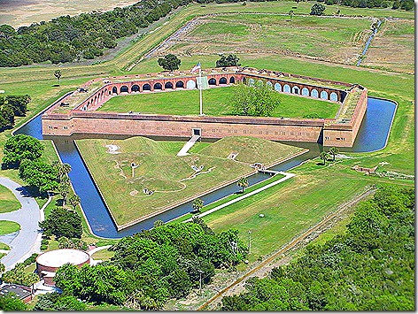 Fort Pulaski Air View